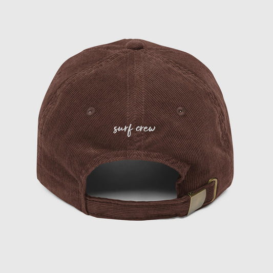 Hibiscus Corduroy Hat (Tan)