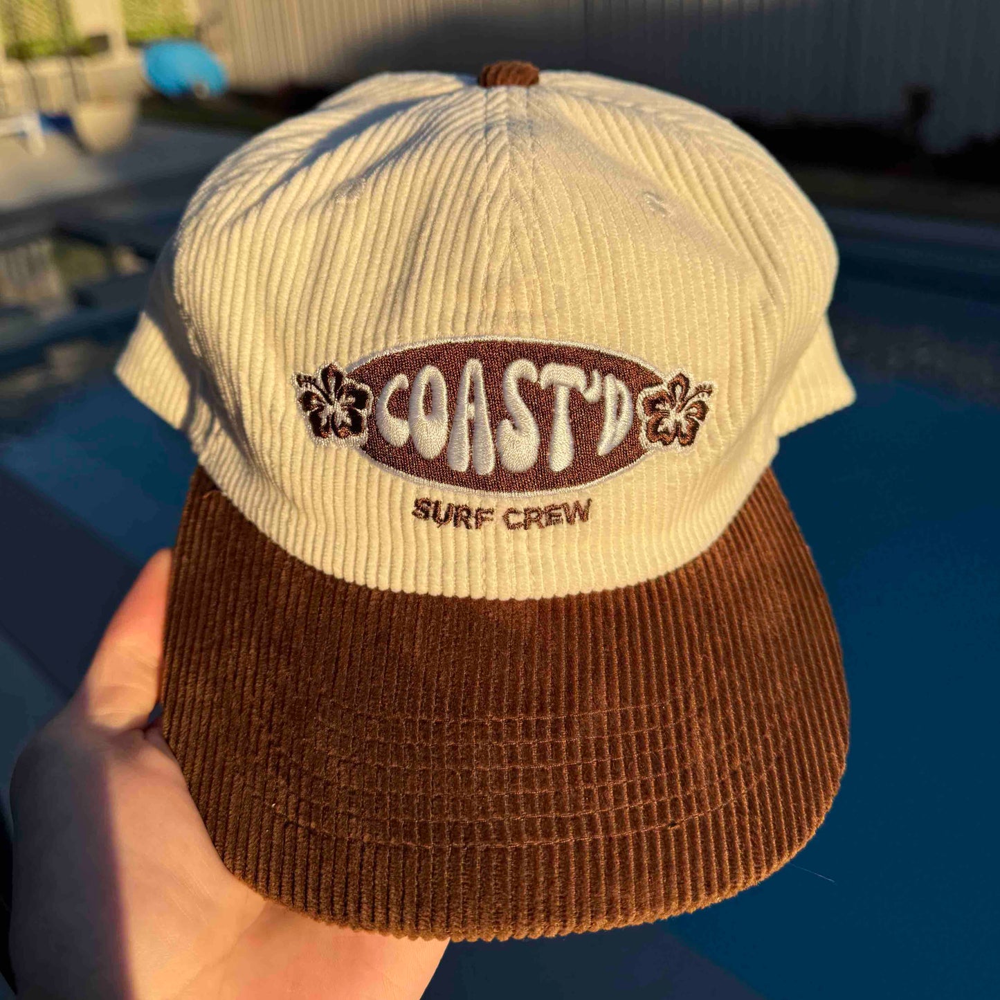 Hibiscus Surfer Corduroy Hat