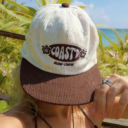 Hibiscus Surfer Corduroy Hat