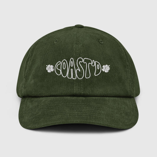 Hibiscus Corduroy Cap (Green)